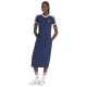 Adidas Γυναικείο φόρεμα 3-Stripes Cotton Elastane Midi Dress